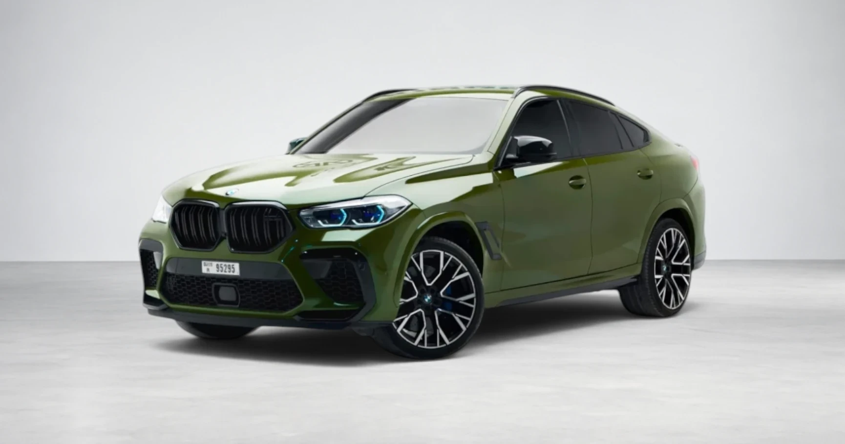 BMW X6 M Competition — Manhattan Green luxury rental Dubai