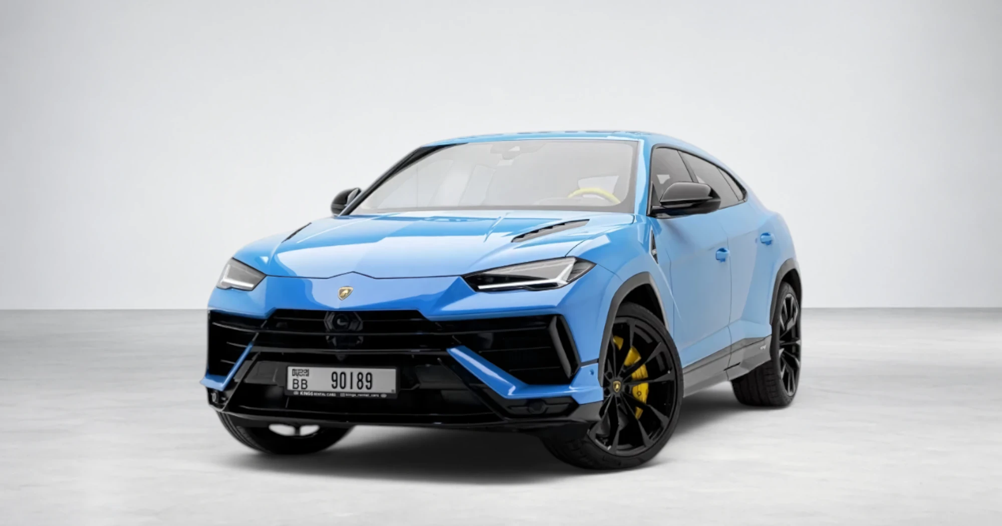 Lamborghini Urus S Blue luxury rental Dubai