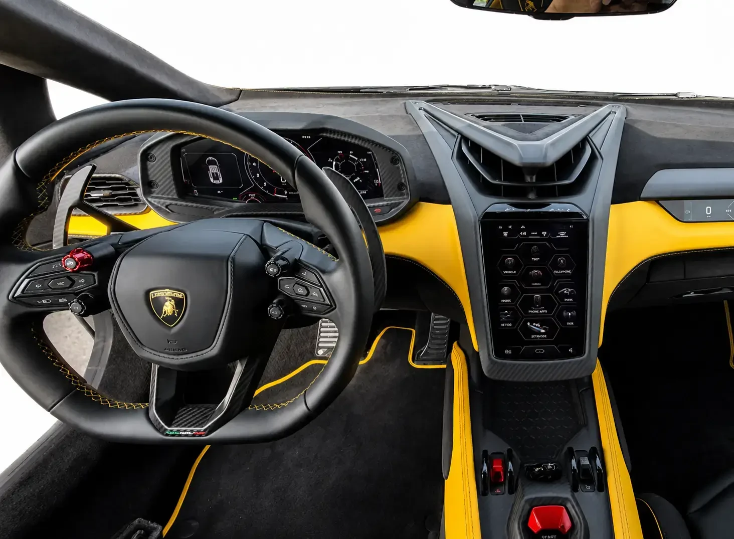 Dubai'de kiralık Lamborghini Revuelto Yellow – fotoğraf 7
