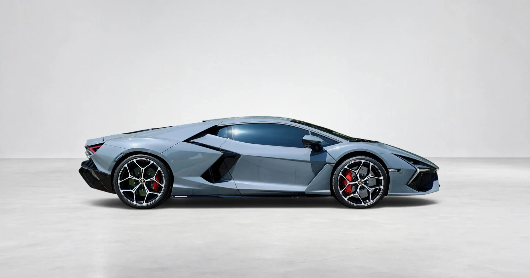 Lamborghini Revuelto Blue luxury rental Dubai