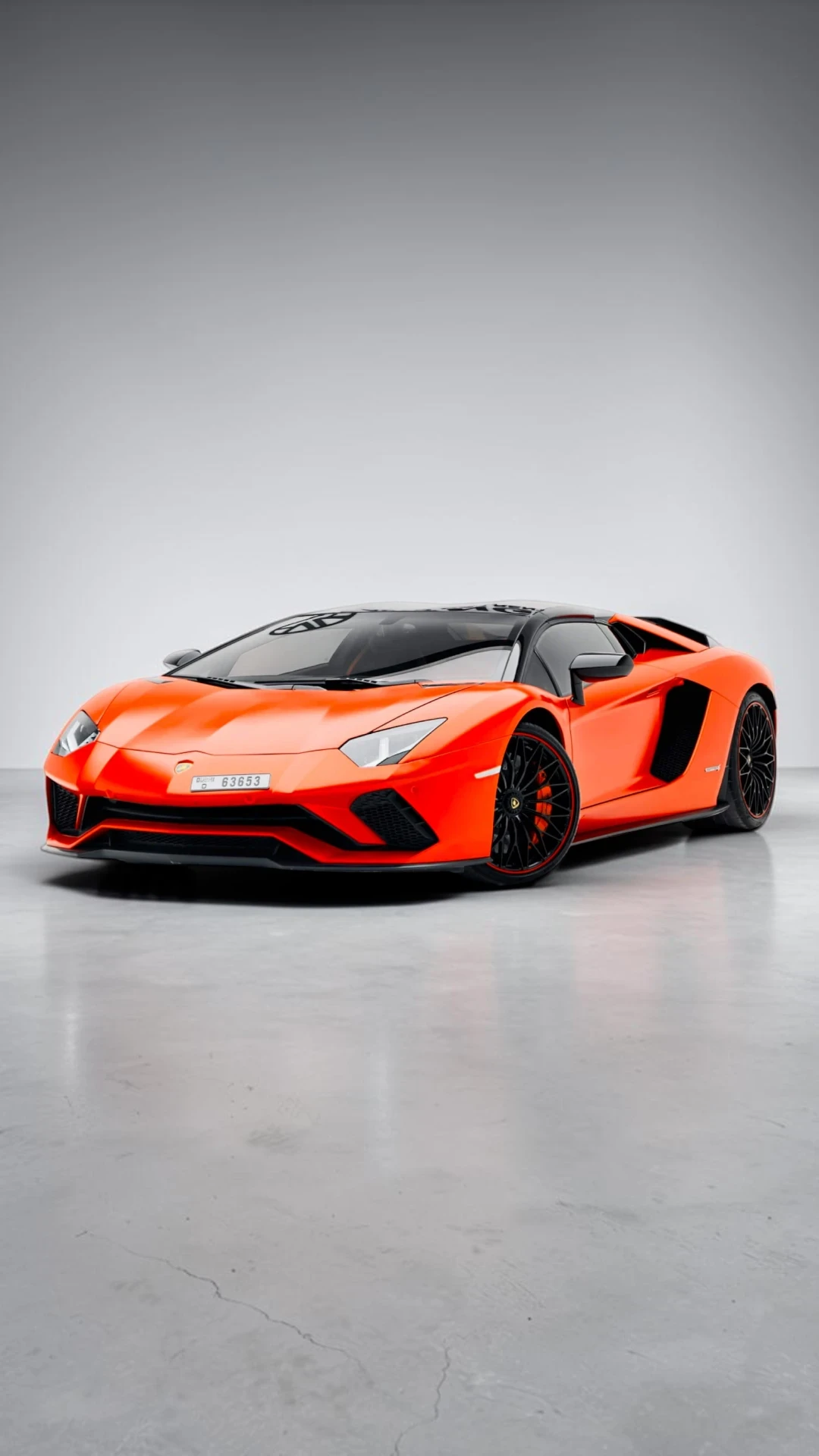 Lamborghini Aventador S Roadster luxury rental Dubai