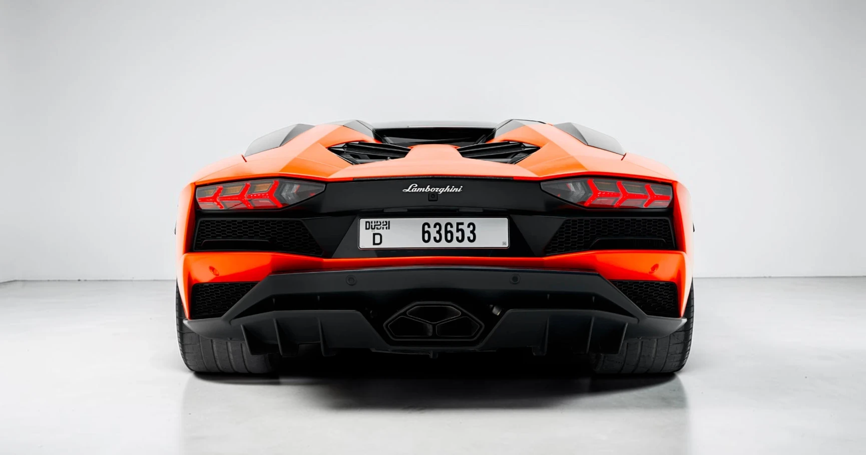 Lamborghini Aventador S Roadster luxury rental Dubai