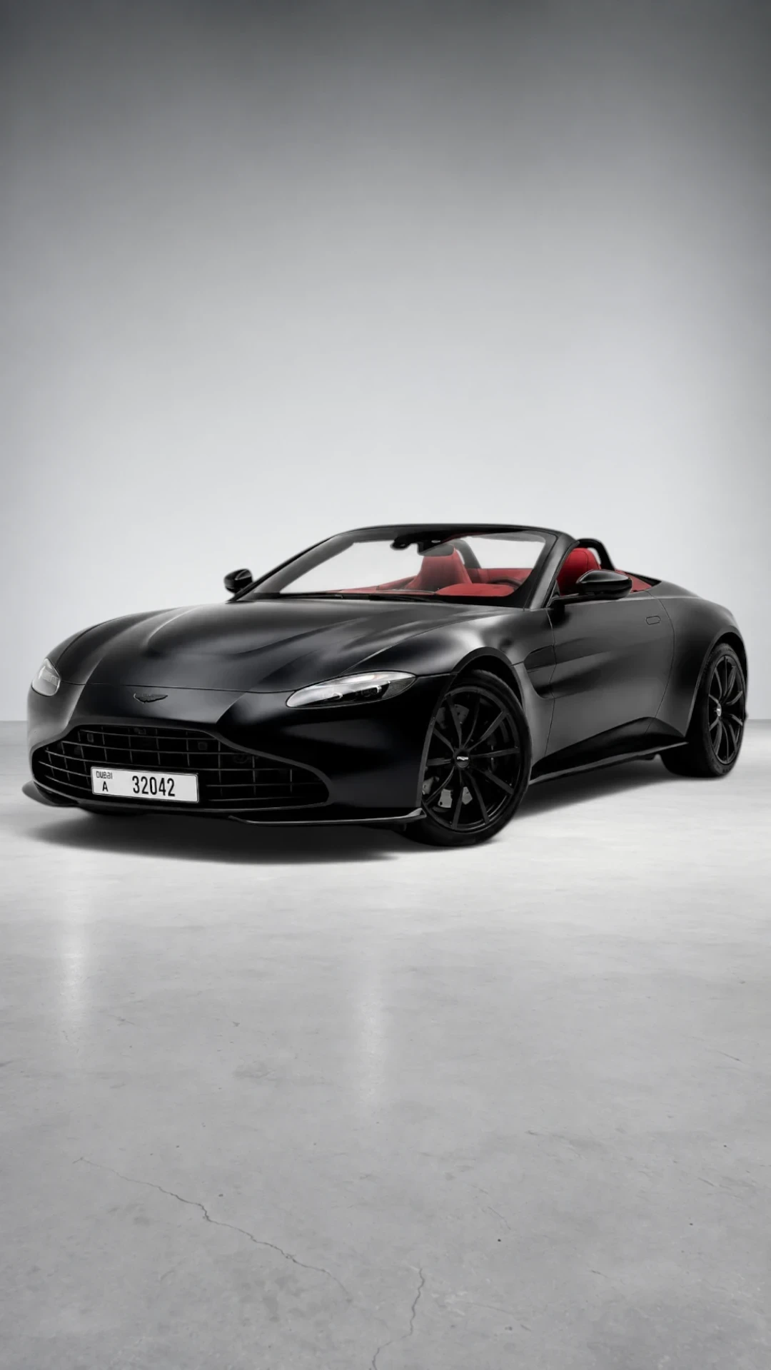 Aston Martin Vantage Coupe Onyx Black luxury rental Dubai